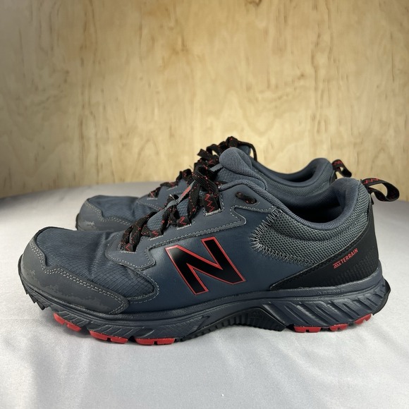New Balance MT510RB5 Men's 10.5 Navy Red Trail Running Shoes Sneakers - Picture 6 of 16
